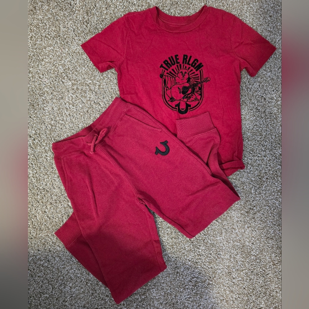 True Religion Kids Red Matching Set